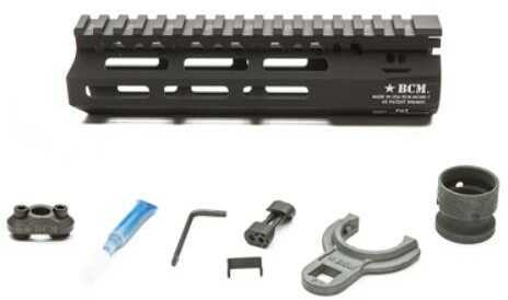 Bravo Company MLOK Compatible Modular Rail (MCMR) Black AR Rifles 8" BCM-MCMR-8-556-BLK