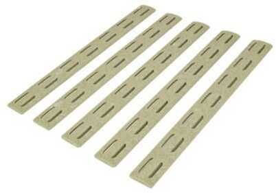 Bravo Company MCMR Rail Panel Kit Flat Dark Earth MLOK Compatible 5.5" 5 pack BCM-MCMR-RP-FDE-5