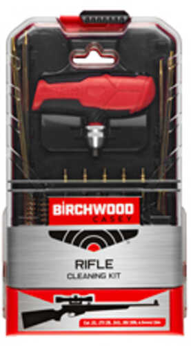 Birchwood Casey Universal Rifle Cleaning Kit 21 Piece Unique Handle