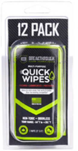 Breakthrough Clean Technologies Quick Wipes Solvent 12ct