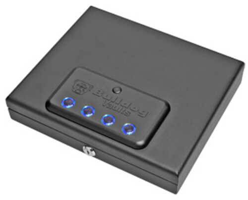 Bulldog Cases Safe 11.5"x9.75"x2.5" Black LED Digital Vault Magnum Top Load Security Cable Included BD4055L