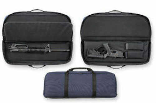 Bulldog Cases Discreet Tactical Rifle Navy Nylon 29" Internal Magazine Pouches Cases475