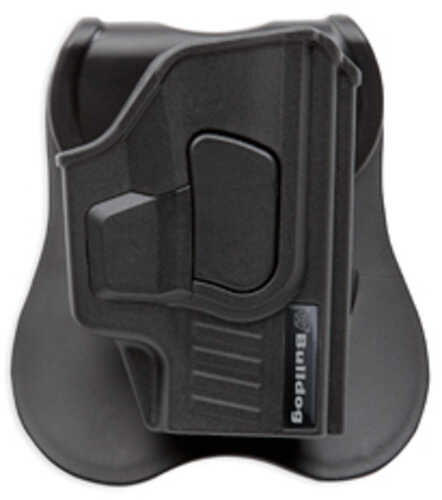 Bulldog Cases Rapid Release Holster Fits M&p Shield Ez 9mm/380acp Polymer Matte Finish Black Right Hand Rr-swmpsez