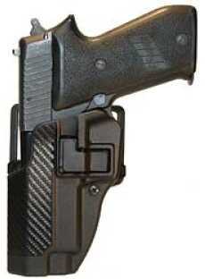 BlackHawk Products Group CQC SERPA Belt Holster Left Hand Carbon Fiber Sig 220/226/228/229 Loop and 410006BK-L