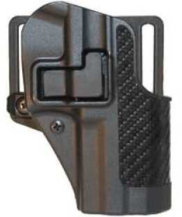 BlackHawk Products Group CQC SERPA Belt Holster Right Hand Carbon Fiber Rug P85/89 Loop and Paddle 41 410011BK-R