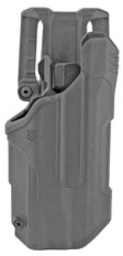 BLACKHAWK T-Series L2D Duty Holster Right Hand Finsh Fits Glock 17/22/31 With TLR1/TLR2 Includes Jacket Slot Belt