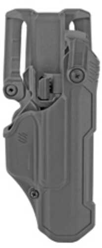 BLACKHAWK T-Series Duty Holster Right Hand Fits Glock 17/19/22/31 Includes Jacket Slot Belt Loop Polymer 44N500BKR