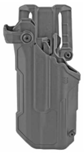 BLACKHAWK T-Series L3D Duty Holster Left Hand Finish Fits Glock 17/19/22/31 With TLR1/TLR2 Includes Jacket Slot Be