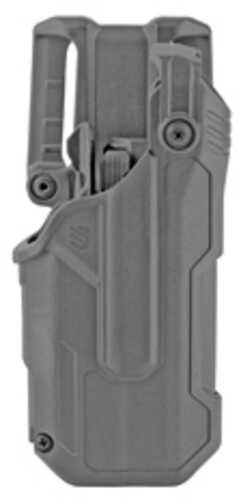 BLACKHAWK T-Series L3D Duty Holster Right Hand Finish Fits Glock 17/22/31 With TLR7 Includes Jacket Slot Belt Loop