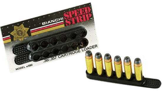 Bianchi Speed Strip 580 Strips 6 Black .44/.45 Caliber 20058