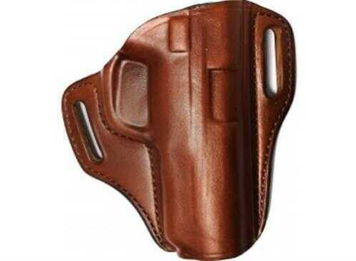 Bianchi Model #57 Remedy Open Top Leather Holster Fits Ruger LC9 LC380 Tan Right Hand 23956