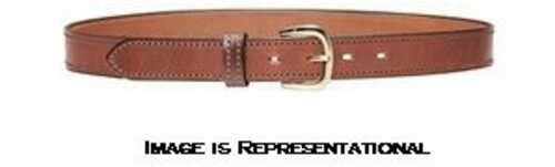 Bianchi Edc Nexbelt 1.5" Wide User Adjustable Up To 50" Leather Construction Matte Finish Tan High Gloss Silver Buckle N