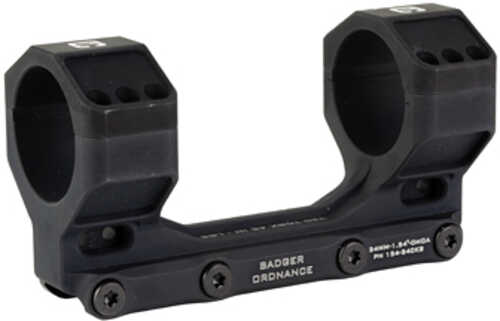 Badger Ordnance Condition One Max Mount 34mm 1.54" Height Fits Picatinny Anodized Finish Black 154-340kb