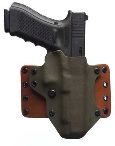 Black Point Tactical Leather Wing OWB Holster Fits 1911 with 5" Barrel Right Hand Kydex & 1.75" Belt