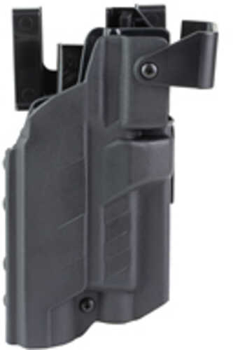 BlackPoint Tactical Enhanced Duty Holster - Light Compatible Outer Waistband Duty Holster Fits GLOCK 19/45 with Light Ri