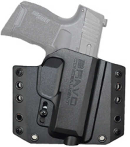 Bravo Concealment BCA OWB Holster 1.5" Belt Loops Fits Sig Sauer P365 Right Hand Black Polymer