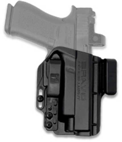 Bravo Concealment Torsion IWB Holster Waistband Clips Fits Glock 48 MOS Right Hand Black Polymer