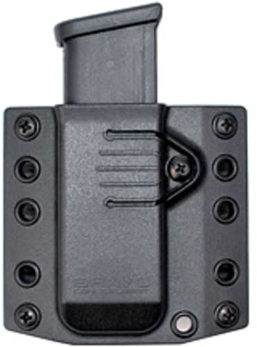 Bravo Concealment Magazine Pouch Single 1.5" Belt Loops Size Small Fits G43 And M&p Shield Magazines Ambidextrous Polyme