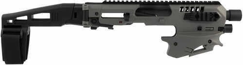 CAA Micro Handgun Conversion Kit FIts Glock 17/19/19X/22/23/31/32/45 Tungsten Finish MCKTU