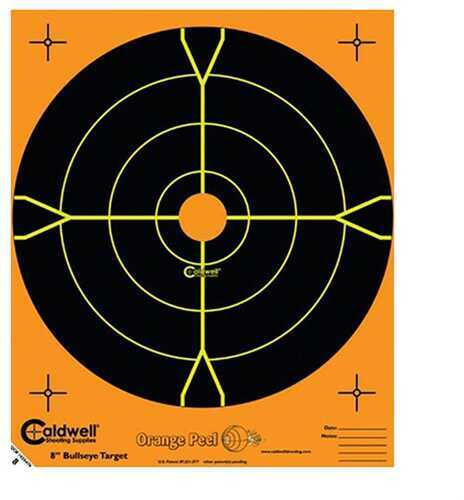 Caldwell Bullseye Target 8" Orange/black 5-pack 1166109