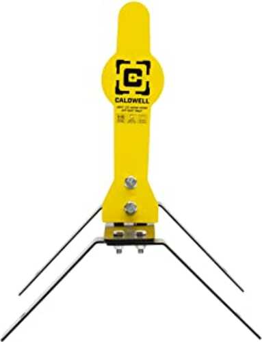 Caldwell AR500 33% Pepper Popper Steel Target Yellow