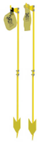 Click to see larger image. Caldwell AR500 Target Post 70" Assembled Length Black and Yellow