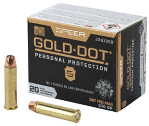 327 Federal Magnum 20 Rounds Ammunition Speer 100 Grain Jacketed Hollow Point