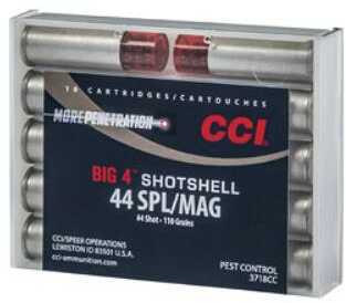 44 Special 10 Rounds Ammunition CCI N/A Shotshell