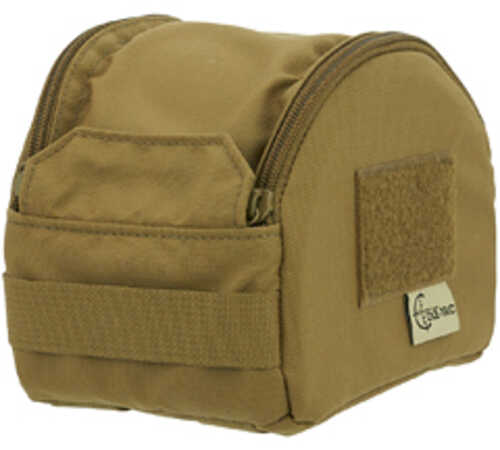 Cole-tac Night Vision Guardian Zipper Case 7.5"x6"x5" 1000 Denier Nylon Coyote Brown Nvg1002