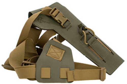 Cole-TAC Varmint Wrangler Chest Holster Fits Most 22LR Supressor Host (Ruger MK Series/M&P22/Buckmark/TX22) with Supress