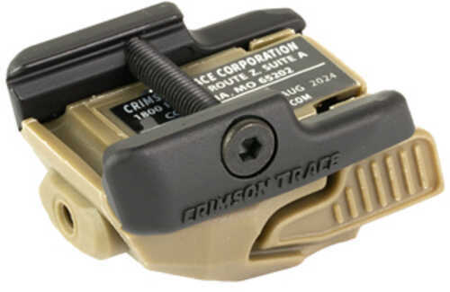 Crimson Trace Corporation RailMaster Red Laser Fits 1913/GLOCK Tan 01-3000228