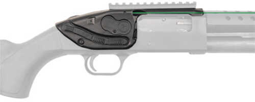 Crimson Trace Corporation Lasersaddle Ambidextrous Activation Fits <span style="font-weight:bolder; ">Mossberg</span> Shockwave/500/590 Green Black LS-250G