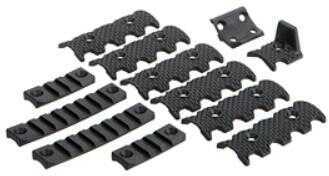 Centurion Arms Accessory Pack 1 Hand Stop Light Mount 6 Covers 2 Long Rails Short Screws Included Black Fini