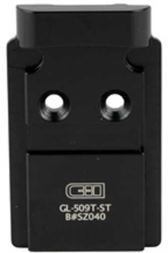 C&H Precision Weapons Mounting Plate Fits Glock MOS System For the 509T Anodized Black