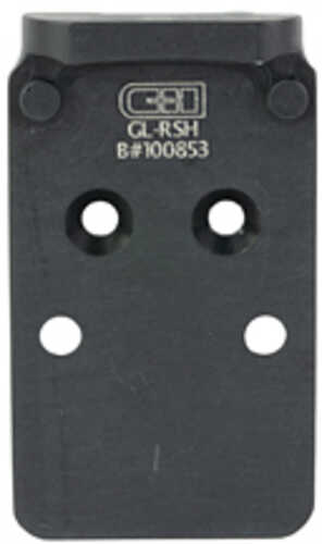 C&h Precision Weapons Chp Adapter Plate Fits The Glock Mos (not 43x Or 48) Converting It To The Trijicon Rmr/sro Holosun