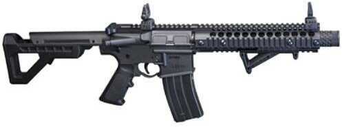 Crosman DPMS SBR Full Auto BB Rifle 430 Feet Per Second 6 Position Adjustable Butt Stock Blowback Action 30 Dropout Mag