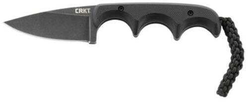 Columbia River Knife & Tool Minimalist Fixed Blade 2.16" 5Cr15MoV/Black Stonewash Plain Drop Point Glass-Reinforce