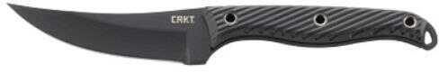 Columbia River Knife & Tool Clever Girl Fixed Blade 4.6" SK5 Black Powder Coat Plain Persian Glass-Reinforced Nylo