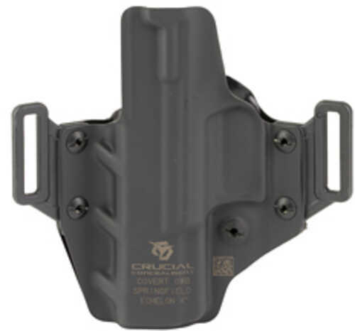 Crucial Concealment Covert OWB Holster Right Hand Kydex Black Fits Springfield Echelon 4.0C 1460