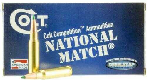 Click to see larger image. DoubleTap Ammunition Colt National Match 308 Winchester 155Gr Tipped MatchKing 20 Round Box 308W155CT