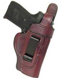 Don Hume H715M Clip-On Holster Inside The Pant Fits S&W .38 Special Bodyguard With Laser Left Hand Brown Leather J168066