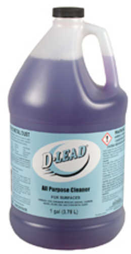 D-Lead Liquid All Purpose Concentrated Cleaner Four 1-Gallon Bottles per Case Low Sudsing and Phosphate Free Each Gallon