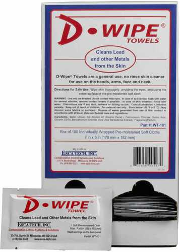 D-lead Wipes 100 Count Disposable Wipes 100 10 Wt-1101