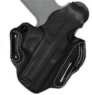 Desantis 001 Thumb Break Scabbard Belt Holster Right Hand Black S&W M&P 9/40 Compact Leather
