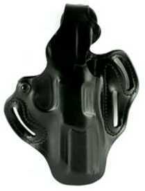 Desantis 0Thumb Break Scabbard Belt Holster Fits FN FIVE-SSEVEN Right Hand Black Leather 001BAS8Z0