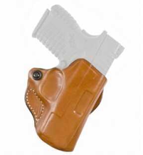 Desantis Mini Scabbard Belt Holster Fits Springfield XDS 3.3" Barrel Right Hand Tan Leather 019BAY1Z0