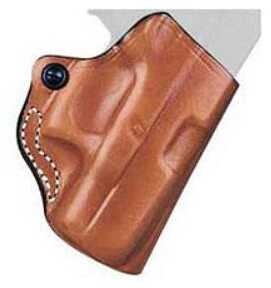 Desantis Mini Scabbard Belt Holster Fits Glock 43 with Streamlight TLR6 Right Hand Tan Leather 019BA0CZ0