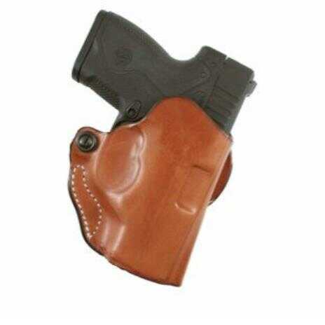 Desantis Mini Scabbard Belt Holster, Fits Glock 43, Right Hand, Tan Leather 019Ta8BZ0