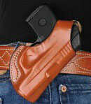 Desantis 027 Quick Snap Belt Holster Right Hand Black S&W Bodyguard .380C Leather