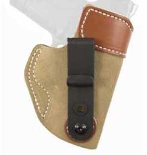 Desantis Sof-Tuck Inside The Pant Holster Fits S&W Shield (9mm 40S&W and 45 ACP ) Left Hand Tan Leather 106NBI4Z0